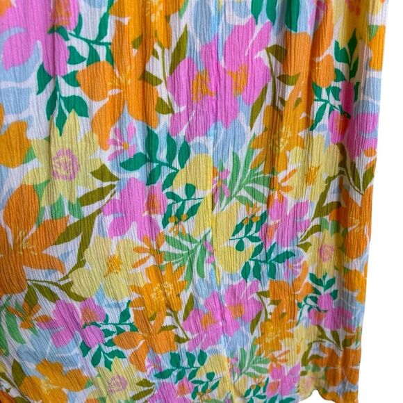 Billabong Summer Shine Midi Dress Size Small Colorful Floral Sundress Slip Beach - Picture 6 of 13